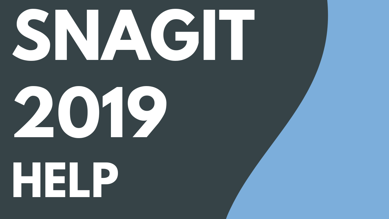 PDF de Ayuda de Snagit 2019