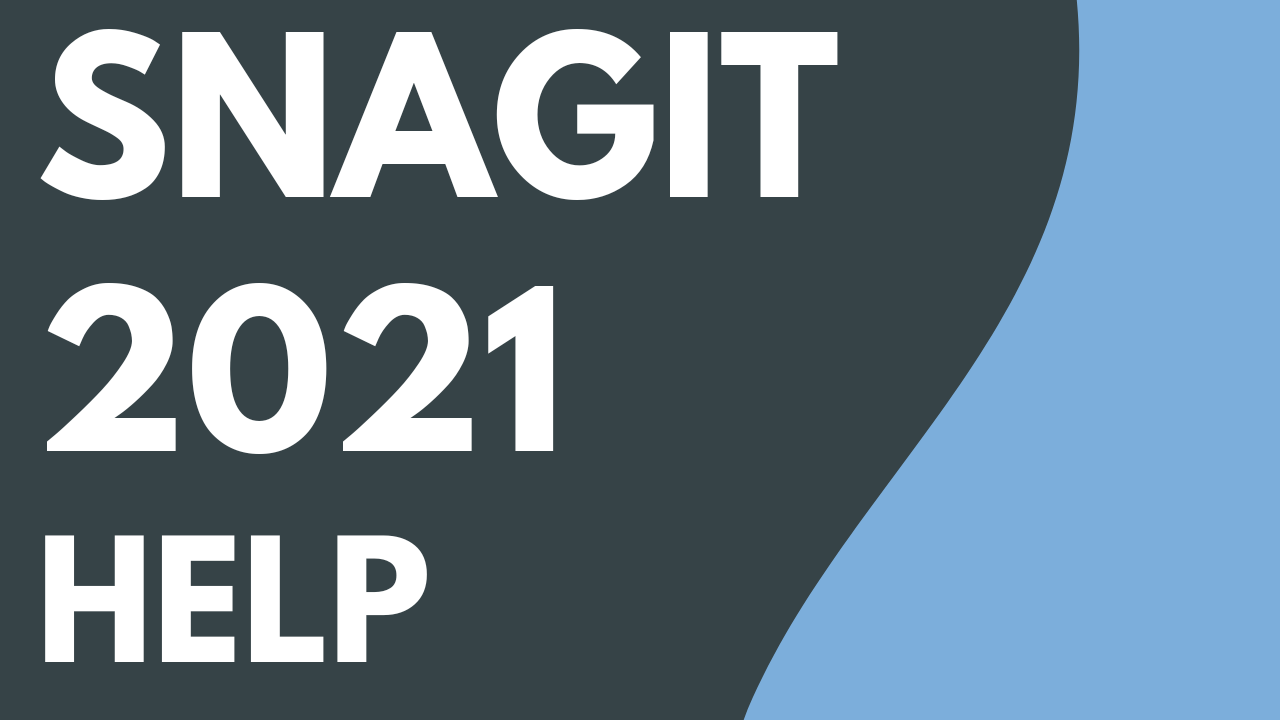 PDF de Ayuda de Snagit 2021