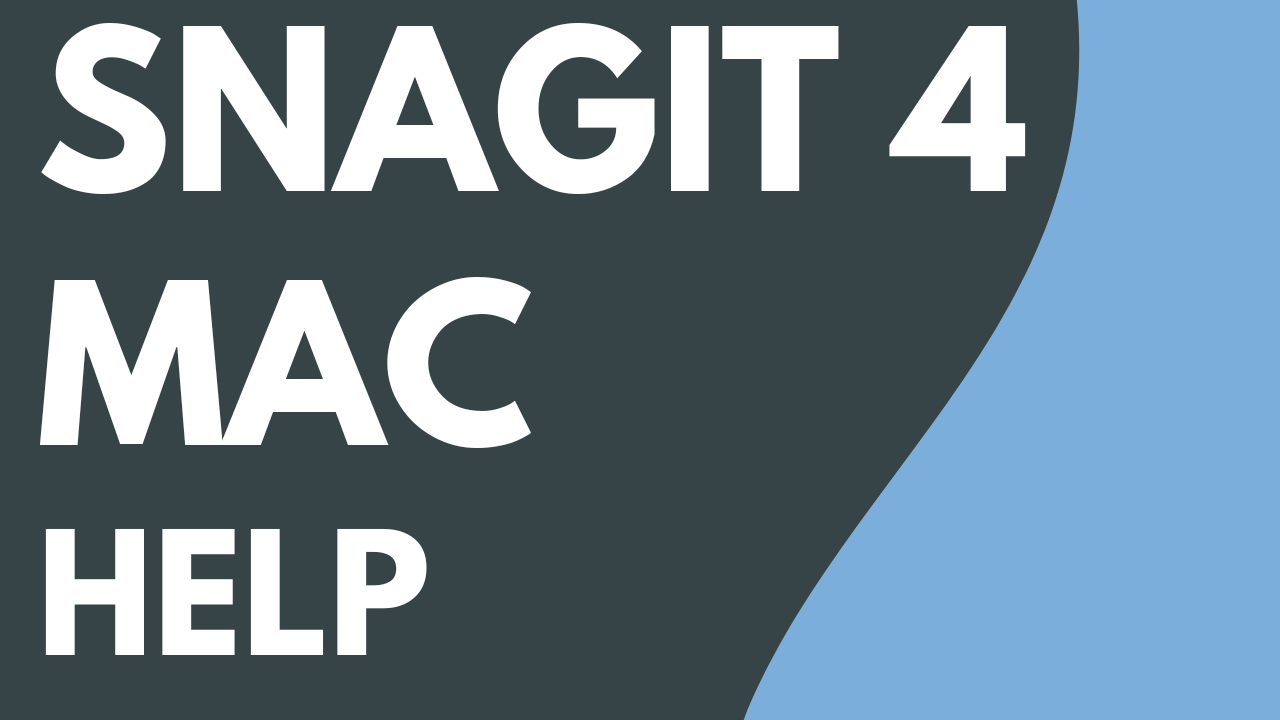 PDF de Ayuda de Snagit 4 para Mac