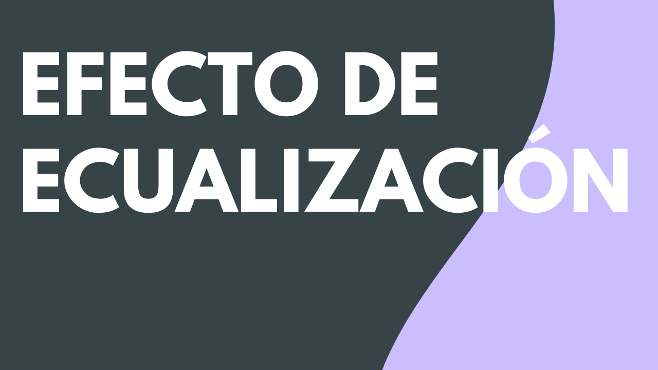 Efecto de audio de ecualización