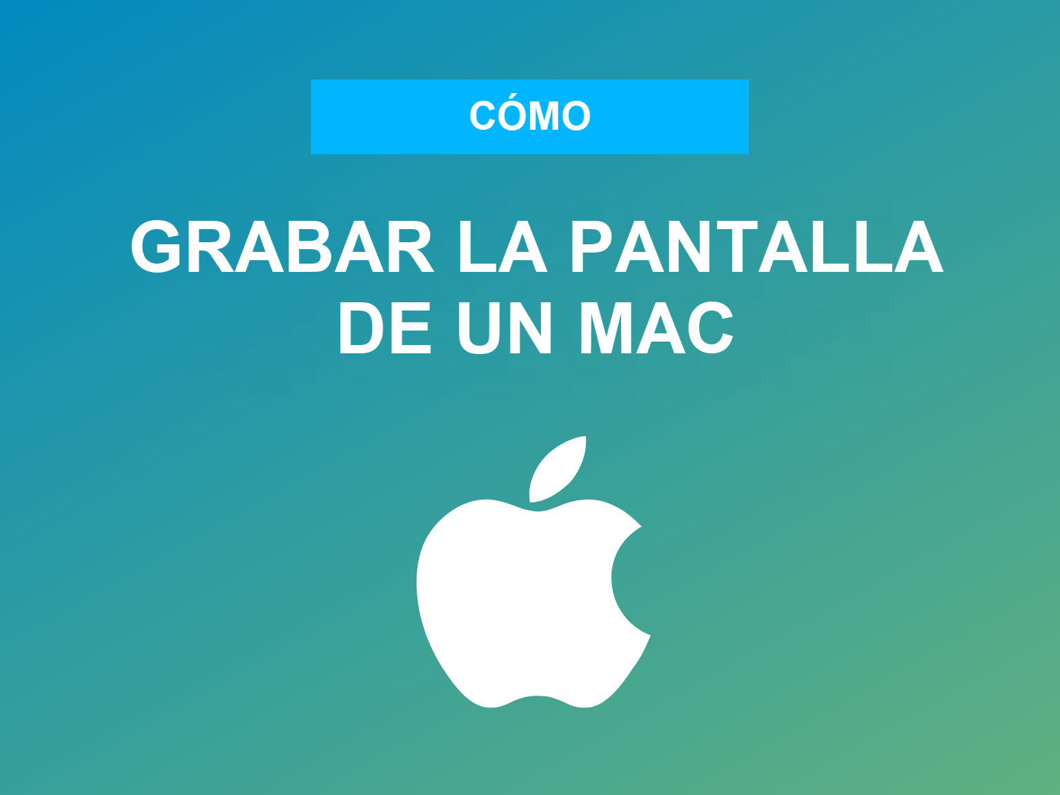 grabar pantalla mac