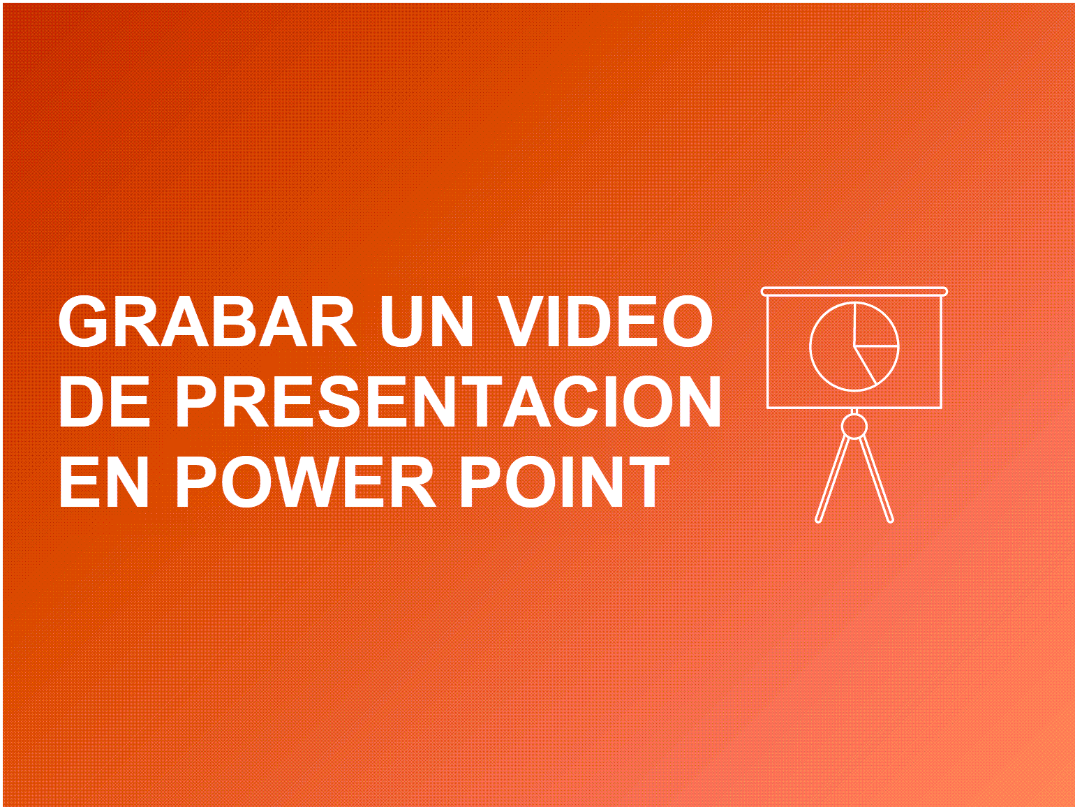 Como Grabar un Video de tu Presentacion en Power Point?