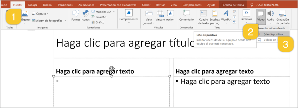 Cómo insertar un vídeo en PowerPoint