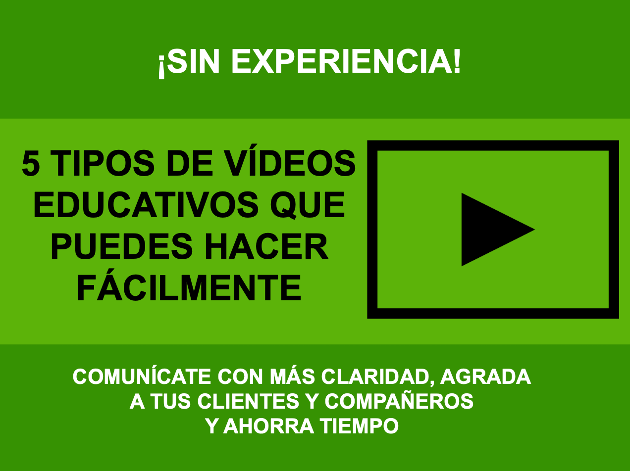 Cuales son los Tipos de Video Educativo?