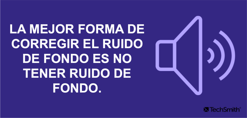 Quitar el ruido de fondo de un audio