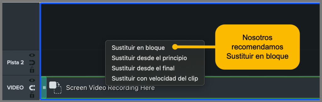 Hacer video con Camtasia para mostrar producto