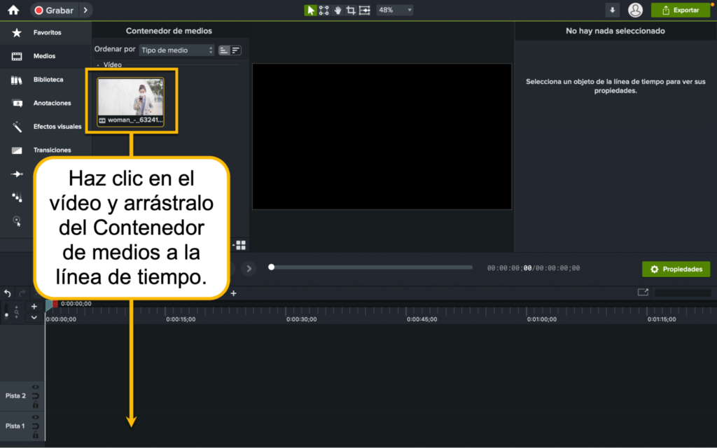 Quitar el fondo de un video con Camtasia