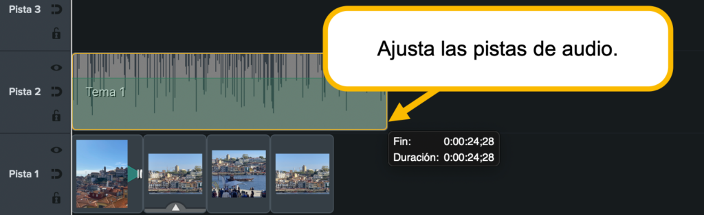 Ajustar el audio en Camtasia