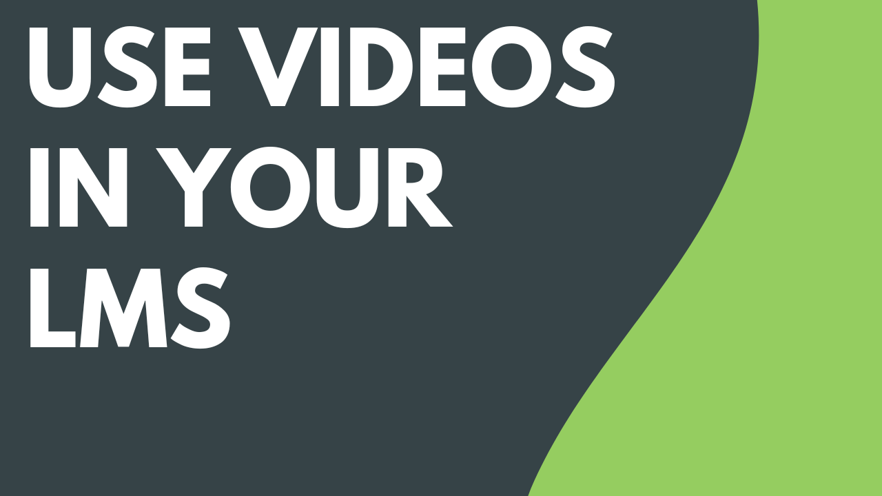Utilizar vídeos de Camtasia en tu LMS