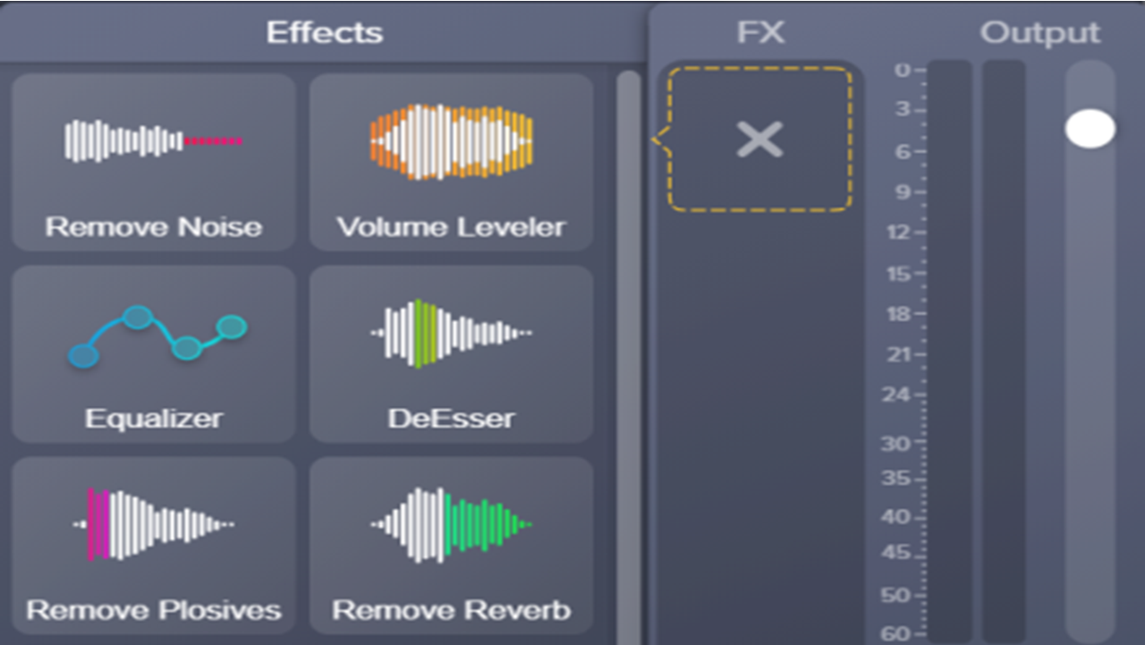 Añadir efectos de audio