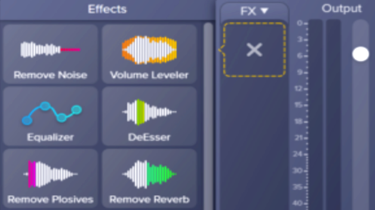 Mejorar el audio con efectos